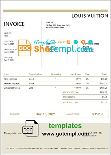 louis vuitton zahlungsmöglichkeiten|louis vuitton invoice.